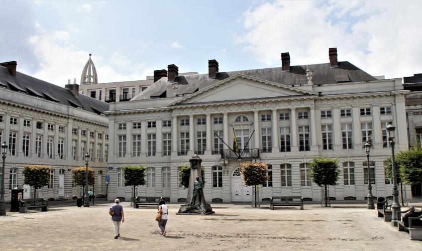 Het Martelarenplein in Brussel