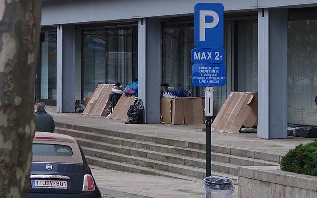 Homeless people of Belgium
